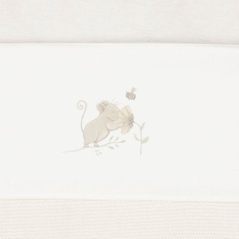 Jollein prześcieradło z zakładką do łóżeczka 100x75 cm DREAMY MOUSE