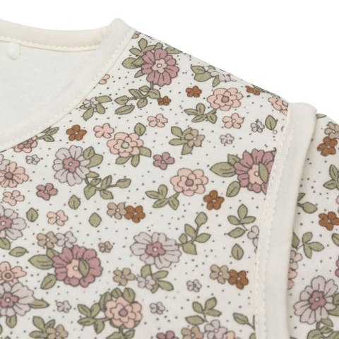 Jollein śpiworek niemowlęcy do spania całoroczny z odpinanymi rękawami RETRO FLOWERS 70 cm