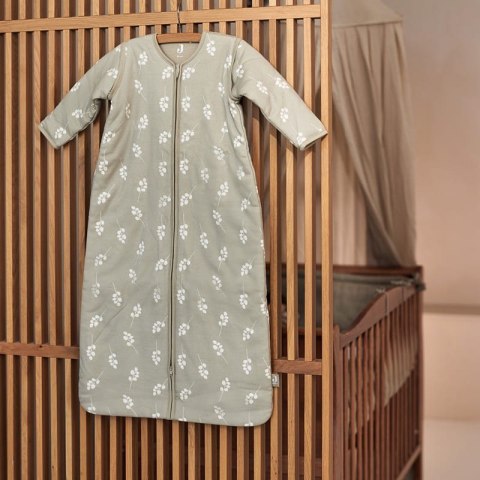 Jollein śpiworek niemowlęcy do spania całoroczny z odpinanymi rękawami TWIG OLIVE GREEN 70 cm