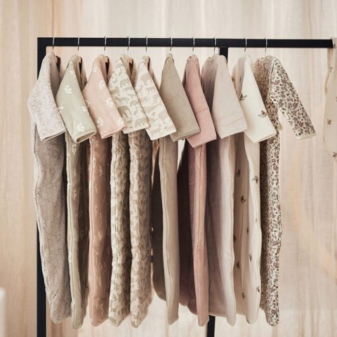 Jollein śpiworek niemowlęcy do spania całoroczny z odpinanymi rękawami TWIG OLIVE GREEN 70 cm