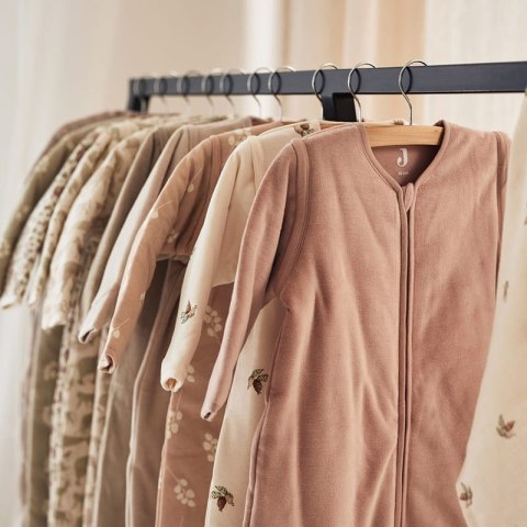 Jollein śpiworek niemowlęcy do spania całoroczny z odpinanymi rękawami TWIG WILD ROSE 70 cm