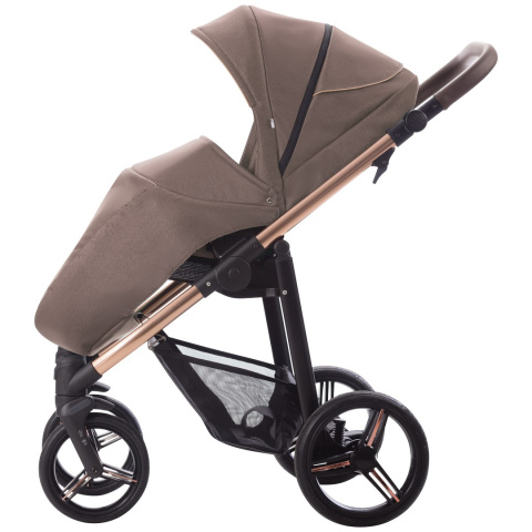 NICO ESTILO Bebetto wózek spacerowy niepompowe koła Flexy Wheels - Estilo 10/MIE Granatowy Miedziany