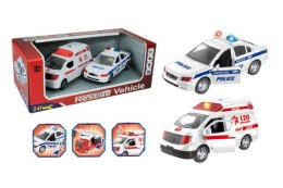 Zestaw aut miejskich Policja i ambulans 166532