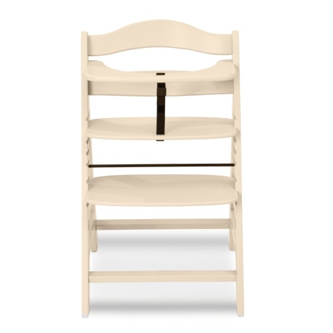 ALPHA+ Hauck krzesełko do karmienia drewniane - Vanilia