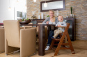 ALPHA+ Hauck krzesełko do karmienia drewniane - Vanilia