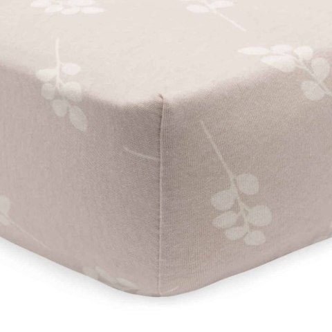 Jollein prześcieradło do łóżeczka 120x60 cm TWIG Wild Rose