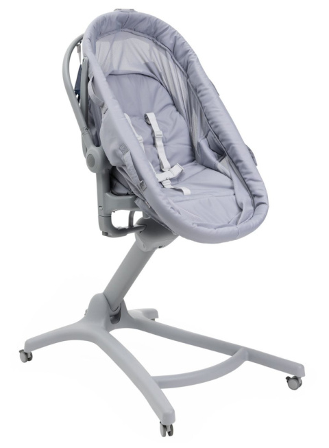 BABY HUG PRO 5w1 EARL GREY leżaczek kołyska łóżeczko krzesełko do karmienia Chicco