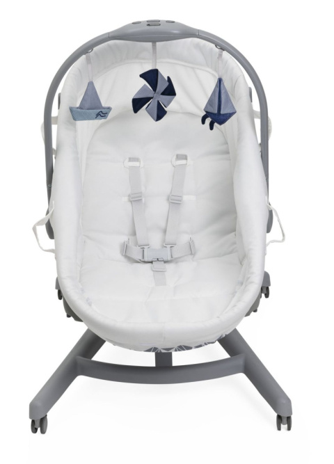 BABY HUG PRO 5w1 WHITE CREAM leżaczek kołyska łóżeczko krzesełko do karmienia Chicco