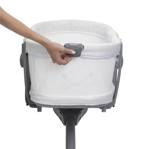 BABY HUG PRO 5w1 WHITE CREAM leżaczek kołyska łóżeczko krzesełko do karmienia Chicco