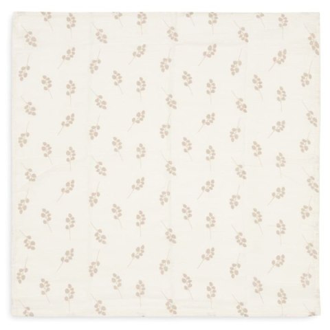 Jollein 2 otulacze niemowlęce Hydrophilic 115x115 cm Listki TWIG Wild Rose