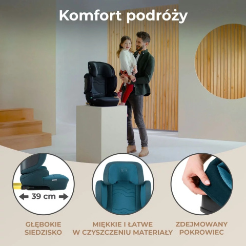 XPAND 2 i-Size Kinderkraft fotelik samochodowy 15-36 kg 100-150 cm - Harbor Blue