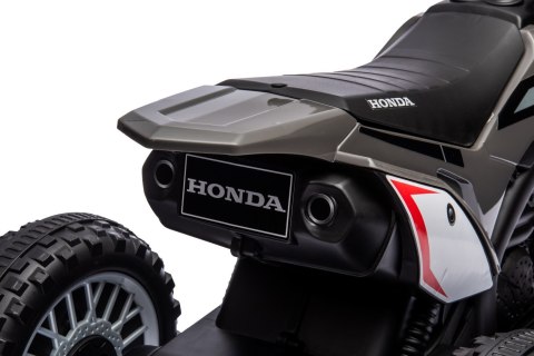 Jeździk na akumulator MOTOCYKL ELEKTRO HONDA CRF450 trojkołowy elektryczny szary