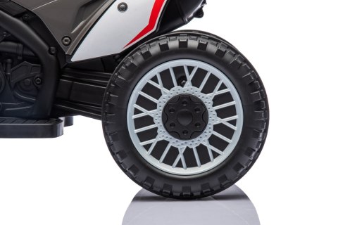 Jeździk na akumulator MOTOCYKL ELEKTRO HONDA CRF450 trojkołowy elektryczny szary