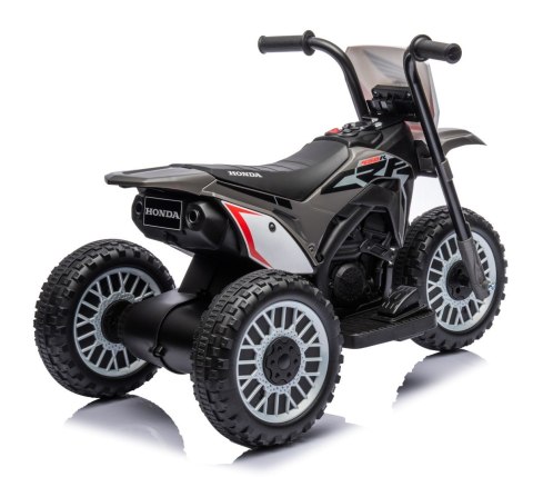 Jeździk na akumulator MOTOCYKL ELEKTRO HONDA CRF450 trojkołowy elektryczny szary