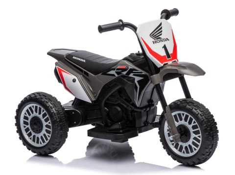 Jeździk na akumulator MOTOCYKL ELEKTRO HONDA CRF450 trojkołowy elektryczny szary