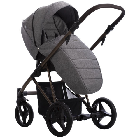 FLAVIO CHOCO 2w1 Bebetto lekki wózek wielofunkcyjny do 22 kg głęboko-spacerowy 11,7 kg - 11/BRM