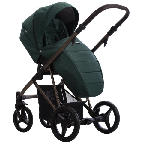 FLAVIO CHOCO 2w1 Bebetto lekki wózek wielofunkcyjny do 22 kg głęboko-spacerowy 11,7 kg - 12/BRM