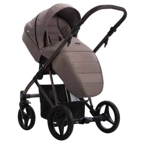 FLAVIO CHOCO 2w1 Bebetto lekki wózek wielofunkcyjny do 22 kg głęboko-spacerowy 11,7 kg - 18/BRM