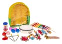 Drewniany Zestaw Instrumentów dla dzieci 2+ Plecak + Instrumenty muzyczne 22 el.