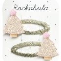 Rockahula Kids spinki do włosów dla dziewczynki 2 szt. Frosted Shimmer Xmas Tree