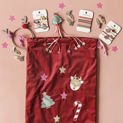 Rockahula Kids worek św Mikołaja na prezenty 54x38 cm Jolly