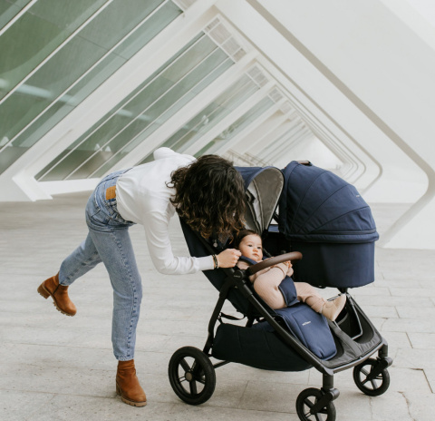 Gondola MAST do wózka M.Twin X - Blueberry