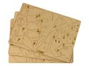 Drewniane Puzzle Przestrzenne 3D Stegozaur Składanka Edukacyjna 41 Elementów
