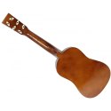 GITARA DREWNIANA AKUSTYCZNA 6 STRUNOWA DLA DZIECI COFFEE 60 CM