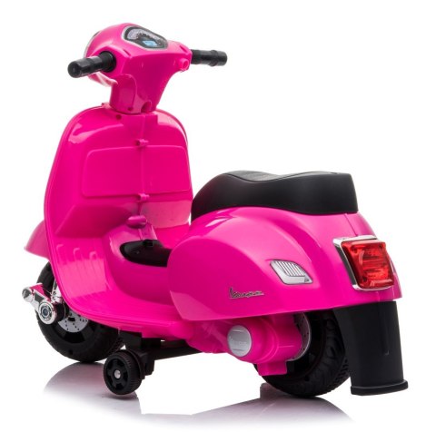 Jeździk akumulatorowy Scooter Vespa fuksja