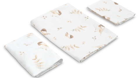 Komplet pościeli WRÓBELEK 2 EL.+ prześcieradło 135x100 Sensillo