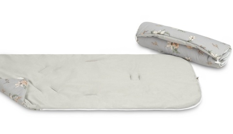 VELVET Sensillo śpiworek uniwersalny - LILIA SZARY