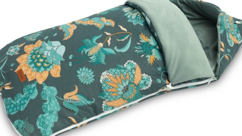 VELVET Sensillo śpiworek uniwersalny - PARADISE SZMARAGDOWY