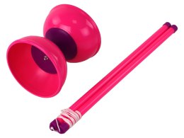Gra Zręcznościowa Jojo Żonglowanie Diabolo Różowe 13.5x11.5 cm