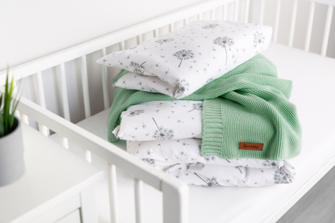 Kocyk Sensillo bambusowo-bawełniany 100 x 80 - SZAŁWIA