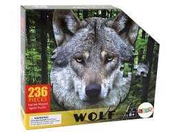 Puzzle 236 Elementów Motyw Głowy Wilka Dzikie Zwierzęta