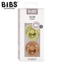 BIBS COLOUR 2-PACK MEADOW & EARTH S Smoczek uspokajający kauczuk Hevea