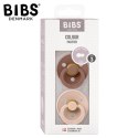 BIBS COLOUR 2-PACK WOODCHUCK & BLUSH L Smoczek Uspokajający kauczuk Hevea