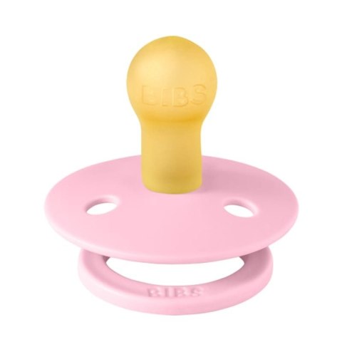 BIBS COLOUR BABY PINK S Smoczek Uspokajający kauczuk Hevea