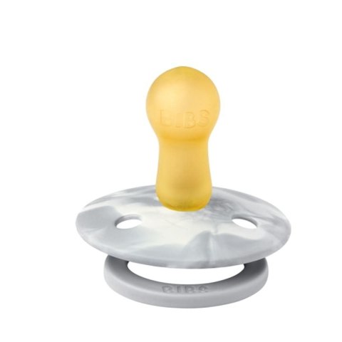 BIBS COLOUR TIE DYE 2-PACK CLOUD IVORY & CLOUD IVORY M Smoczek Uspokajający kauczuk Hevea