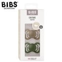 BIBS COUTURE 2-PACK DARK OAK & GREEN HUNTER M Smoczek ortodontyczny silikonowy