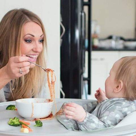 Tidy Tot - zestaw do nauki jedzenia metodą BLW Grey Apple & Pear