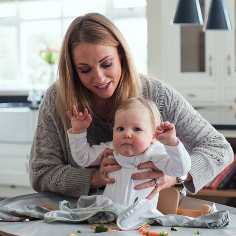 Tidy Tot - zestaw do nauki jedzenia metodą BLW Grey Apple & Pear