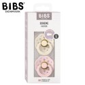 BIBS BOHEME 2-PACK IVORY & BLOSSOM S Smoczek Uspokajający kauczuk Hevea