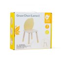 CLASSIC WORLD CW60508 Pastelowe krzesełko Grace Lemon