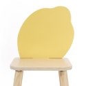 CLASSIC WORLD CW60508 Pastelowe krzesełko Grace Lemon