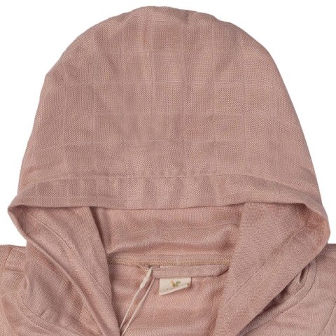 Petu Petu ponczo kąpielowe z kapturem muślin Rose 1-2 lata