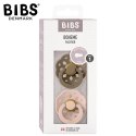 BIBS BOHEME 2-PACK DARK OAK & BLUSH S Smoczek Uspokajający kauczuk Hevea