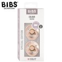 BIBS COLOUR TIE DYE 2-PACK BLUSH IVORY & BLUSH IVORY M Smoczek Uspokajający kauczuk Hevea