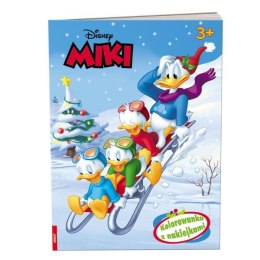 Książka Disney Miki. Kolorowanka z naklejkami NA-9121