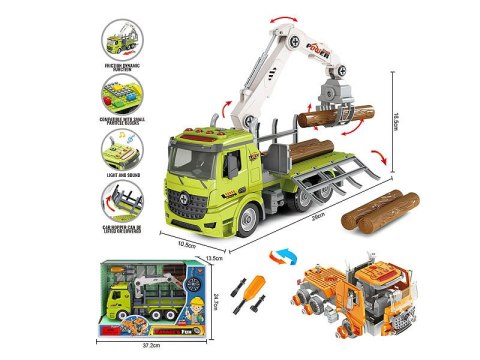 AUTO TRANSPORTOWE DO SKRĘCANIA ZE ŚWIATŁEM I DŹWIĘ